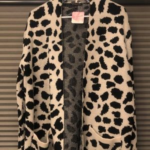 Animal Print Cardigan